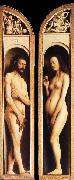 Jan Van Eyck Adam and Eva